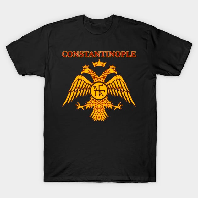 Constantinople Eastern Roman Empire Byzantine T-Shirt by AgemaApparel